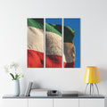 Triptych Acrylic Print - Lion & Sun — Portrait