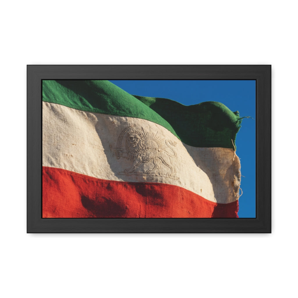 Framed Wall Art - Heritage Flag — Landscape