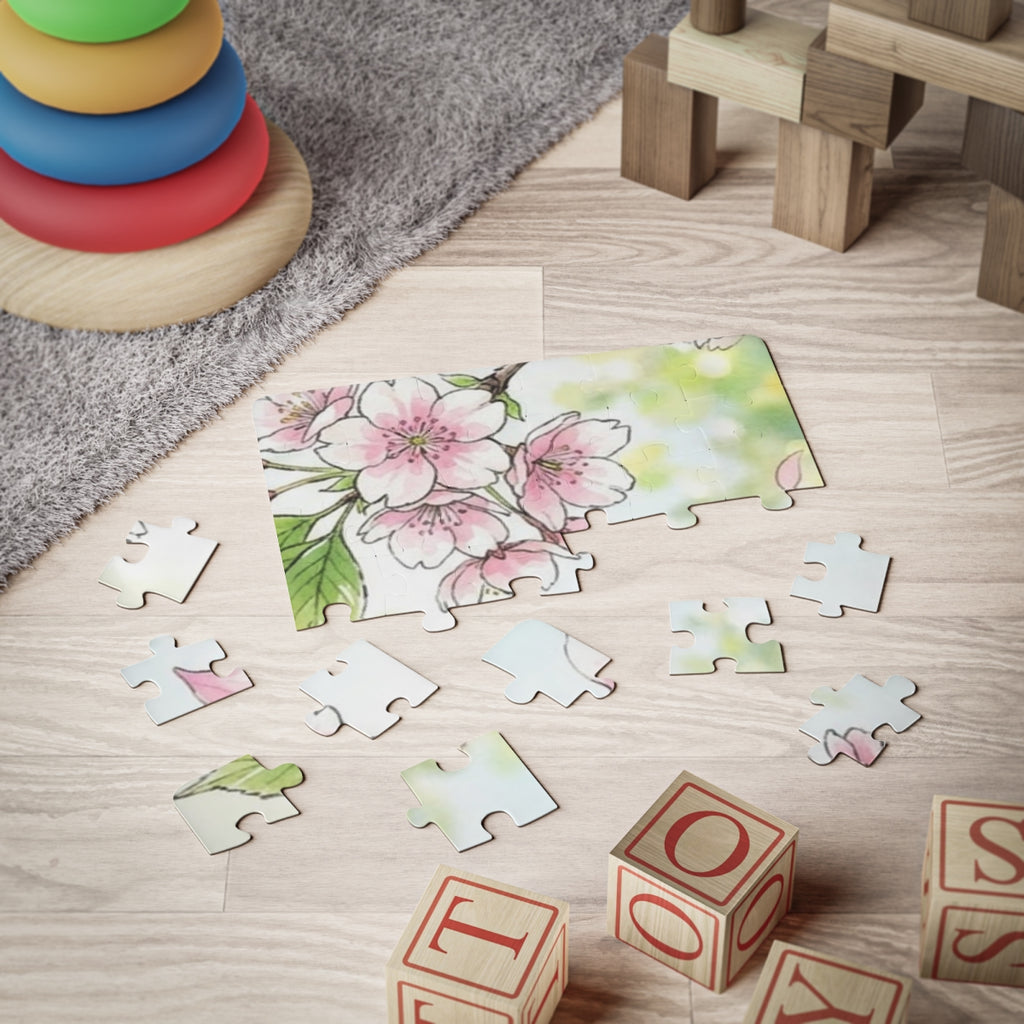 Kids' Puzzle 30-Piece - Sakura Garden | Echovira Gallery