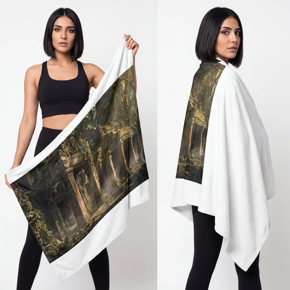 Velveteen Blanket - Overgrown Sanctuary | Echovira Gallery