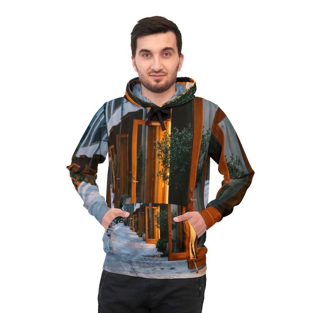 Men's Athletic Hoodie - Twilight Promenade Sport | Echovira...