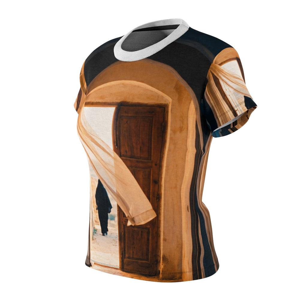 Women's Cut & Sew Tee - Ancient Gateway | Echovira Gallery