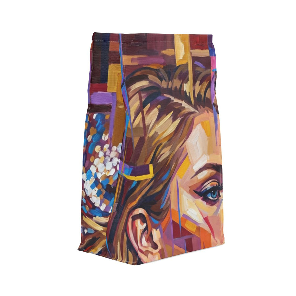 Polyester Lunch Bag - Shattered Elegance | Echovira Gallery