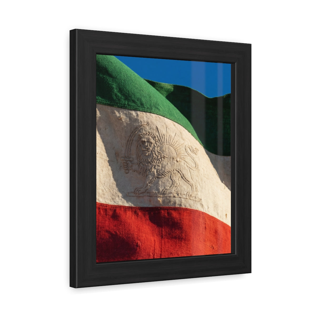 Framed Wall Art - Heritage Flag — Portrait