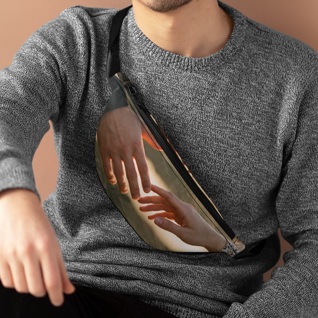 Fanny Pack - The Infinite Touch | Ethereal Coastal Art |...