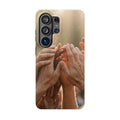 Impact-Resistant Cases - Golden Rays of Unity Wall Art |...