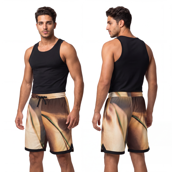 Men's Basketball Shorts - Sunset Silk Hoop