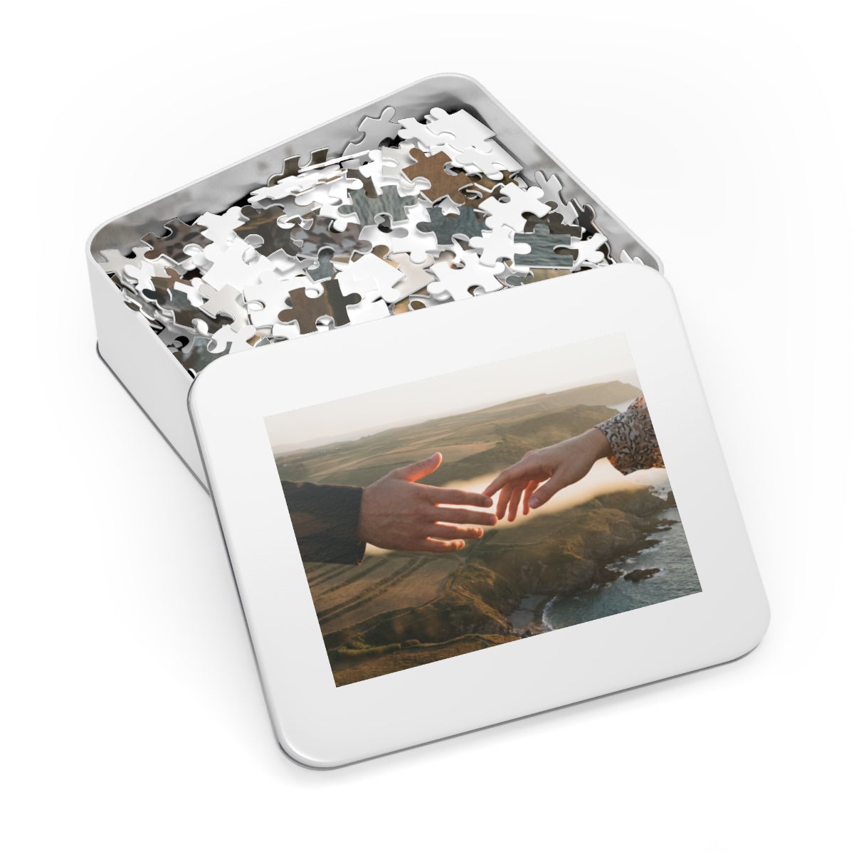 Jigsaw Puzzle with Tin - The Infinite Touch | Ethereal... |...