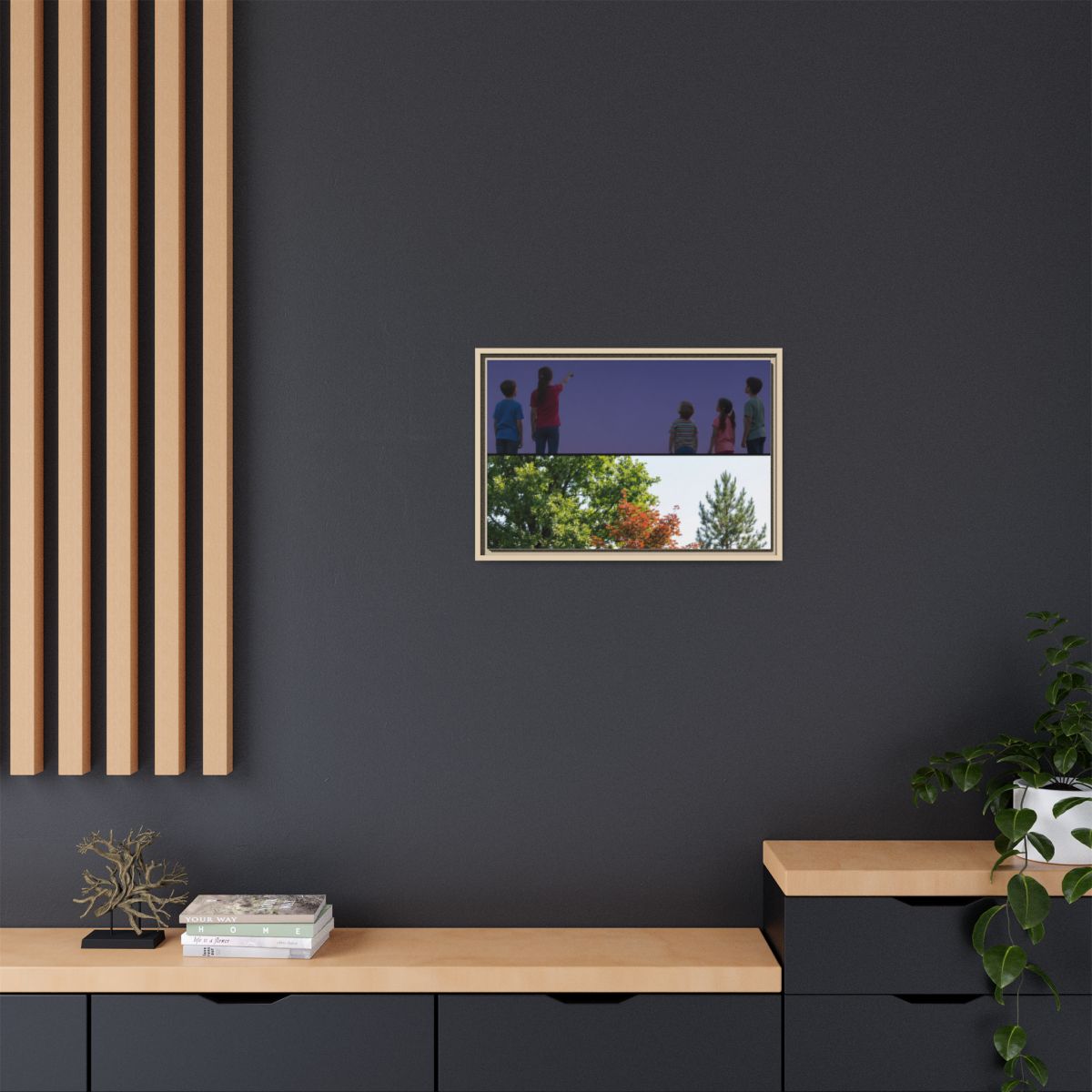 Matte Canvas, Framed - Constellation Woods