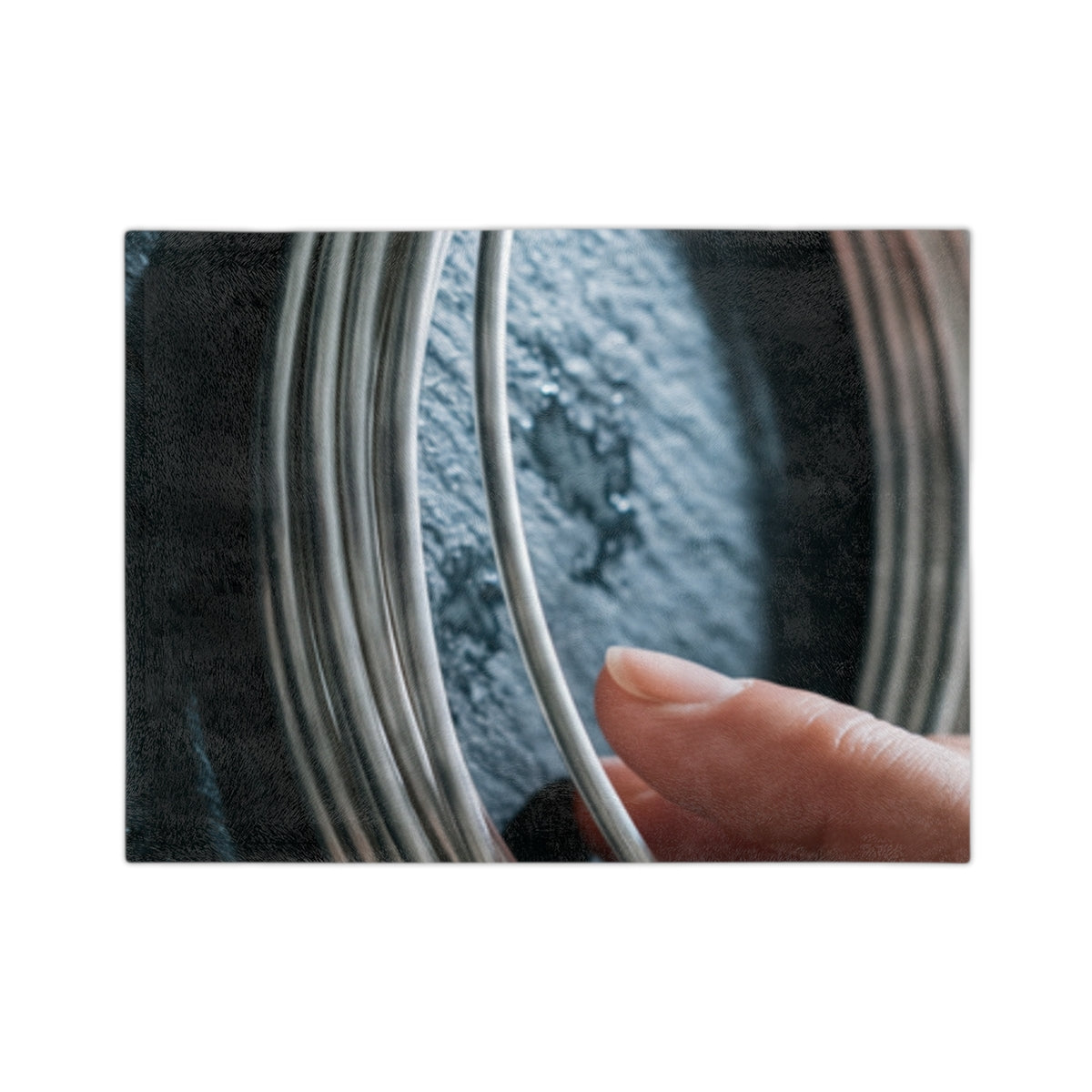 Velveteen Microfiber Blanket - Slate Orbit Throw | Echovira...