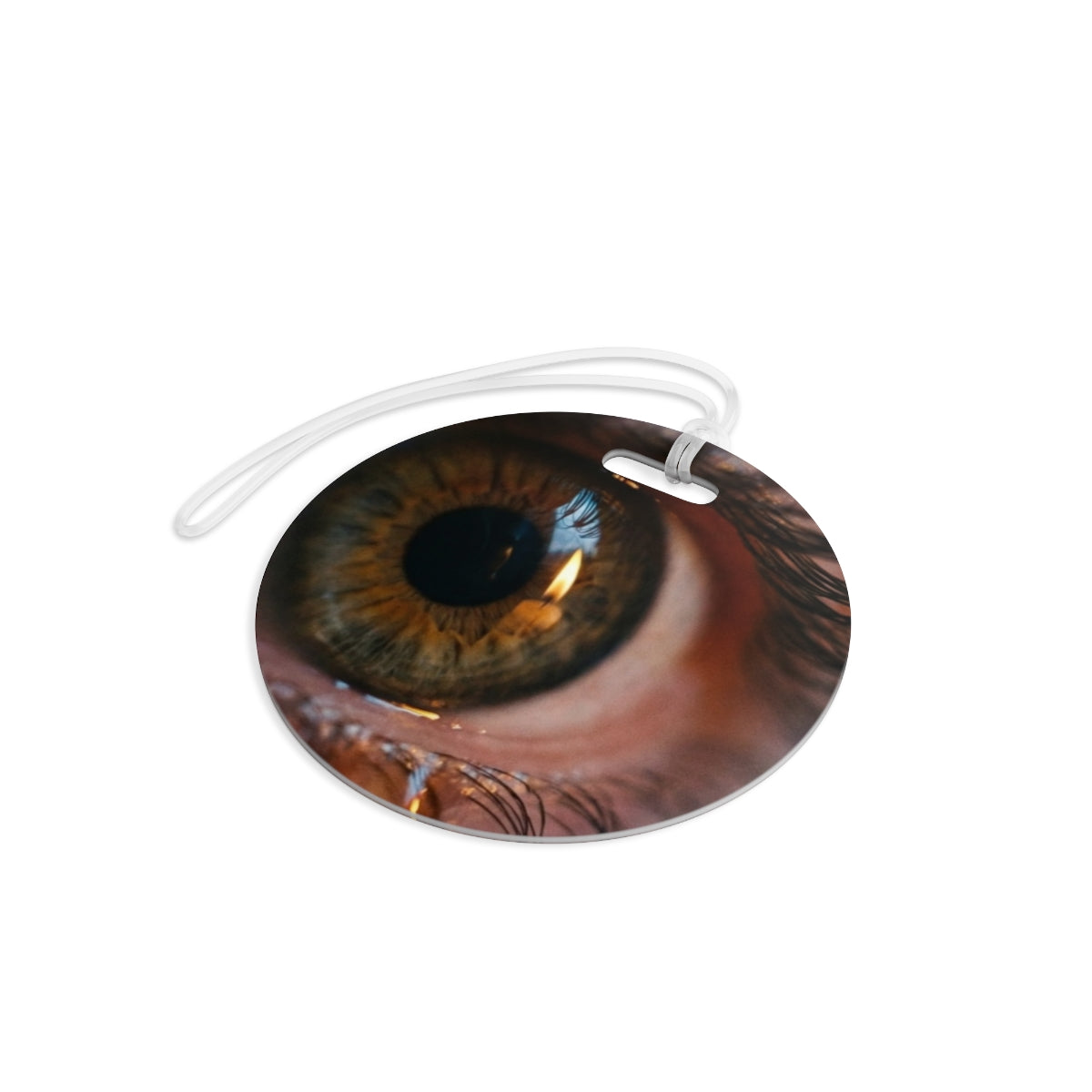 Luggage Tags - Amber Iris Reflection Fine Art Print |...