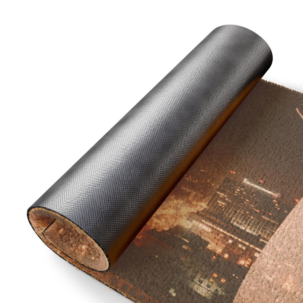 Doormat - City Twilight Welcome | Echovira Gallery