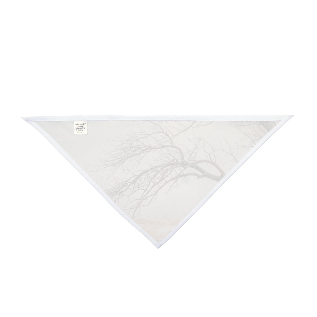 Pet Bandana - Winter Branch Solitude Landscape | Echovira...