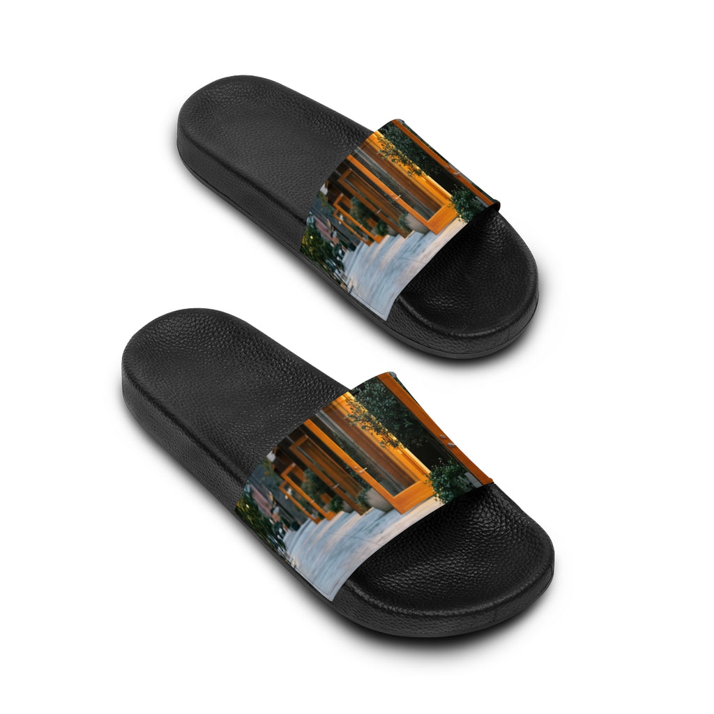 Women's Slide Sandals - Twilight Walkway | Echovira Gallery