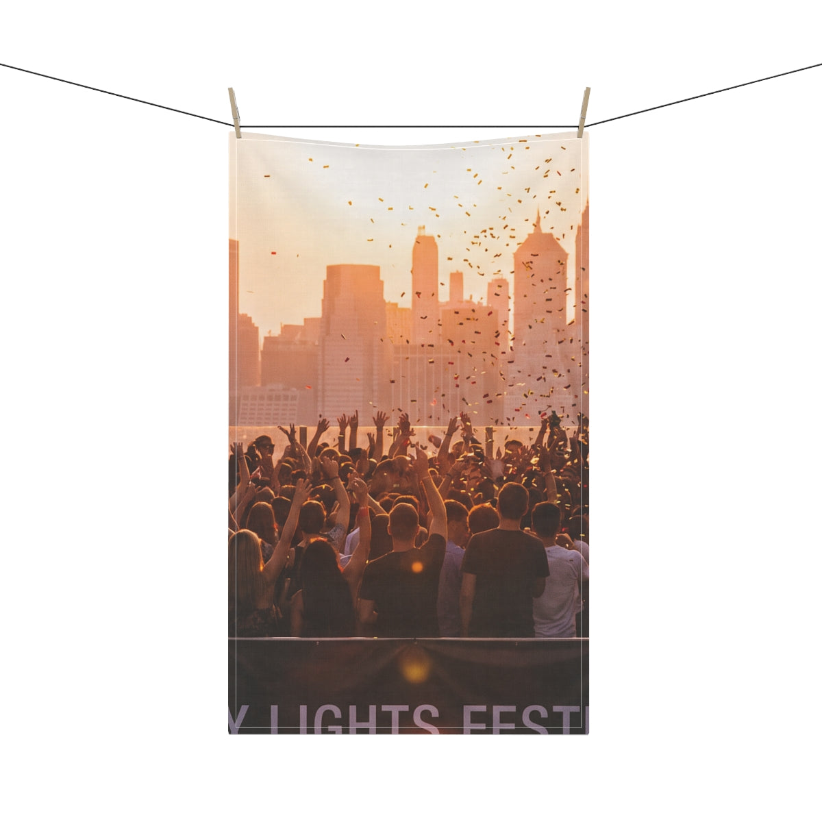 Tea Towels Set - City Lights Festival | Echovira Gallery