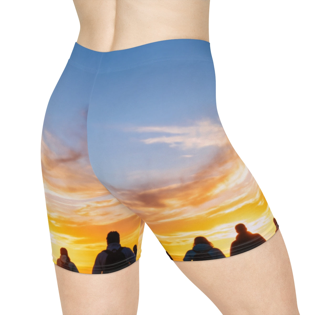Women's Biker Shorts - Sunrise Journey