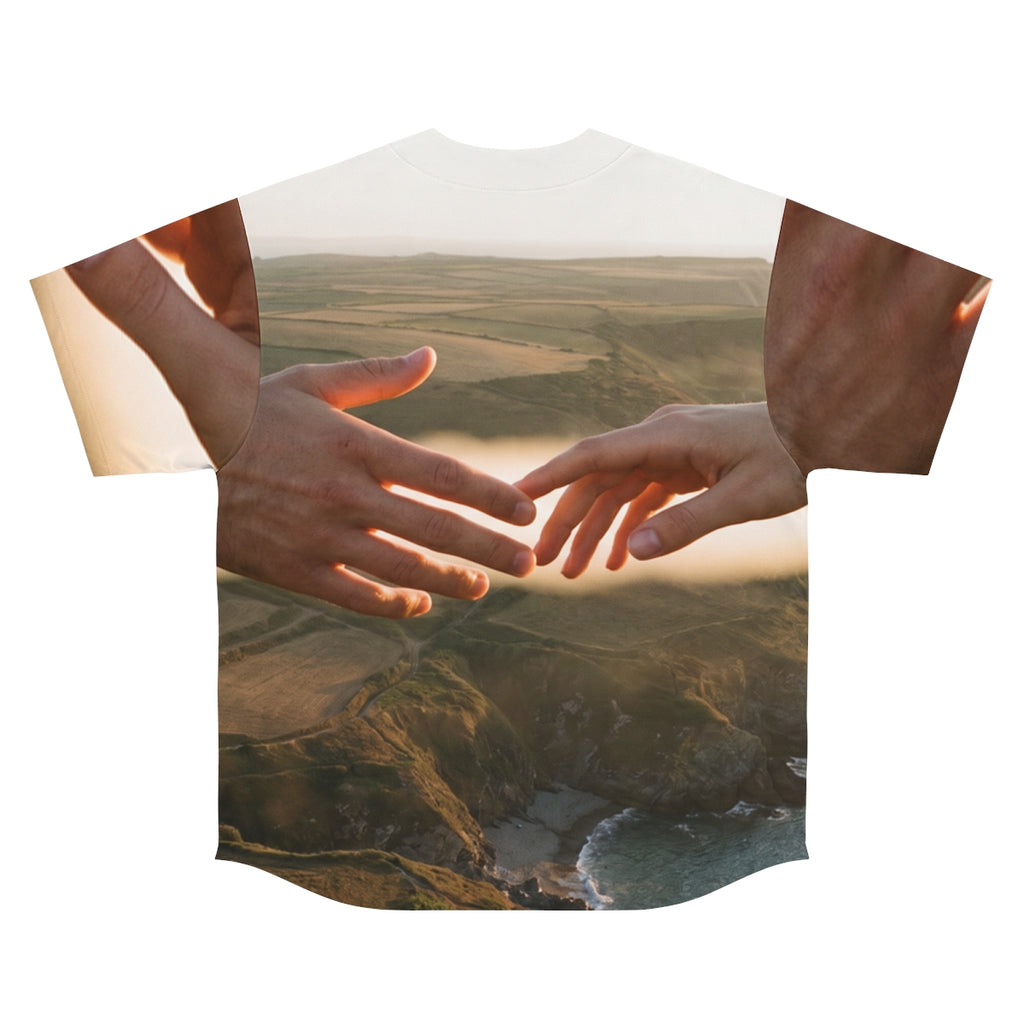 Men's Baseball Jersey - The Infinite Touch | Ethereal... |...