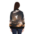 Women's Bomber Jacket - Midnight City Skyline | Echovira...