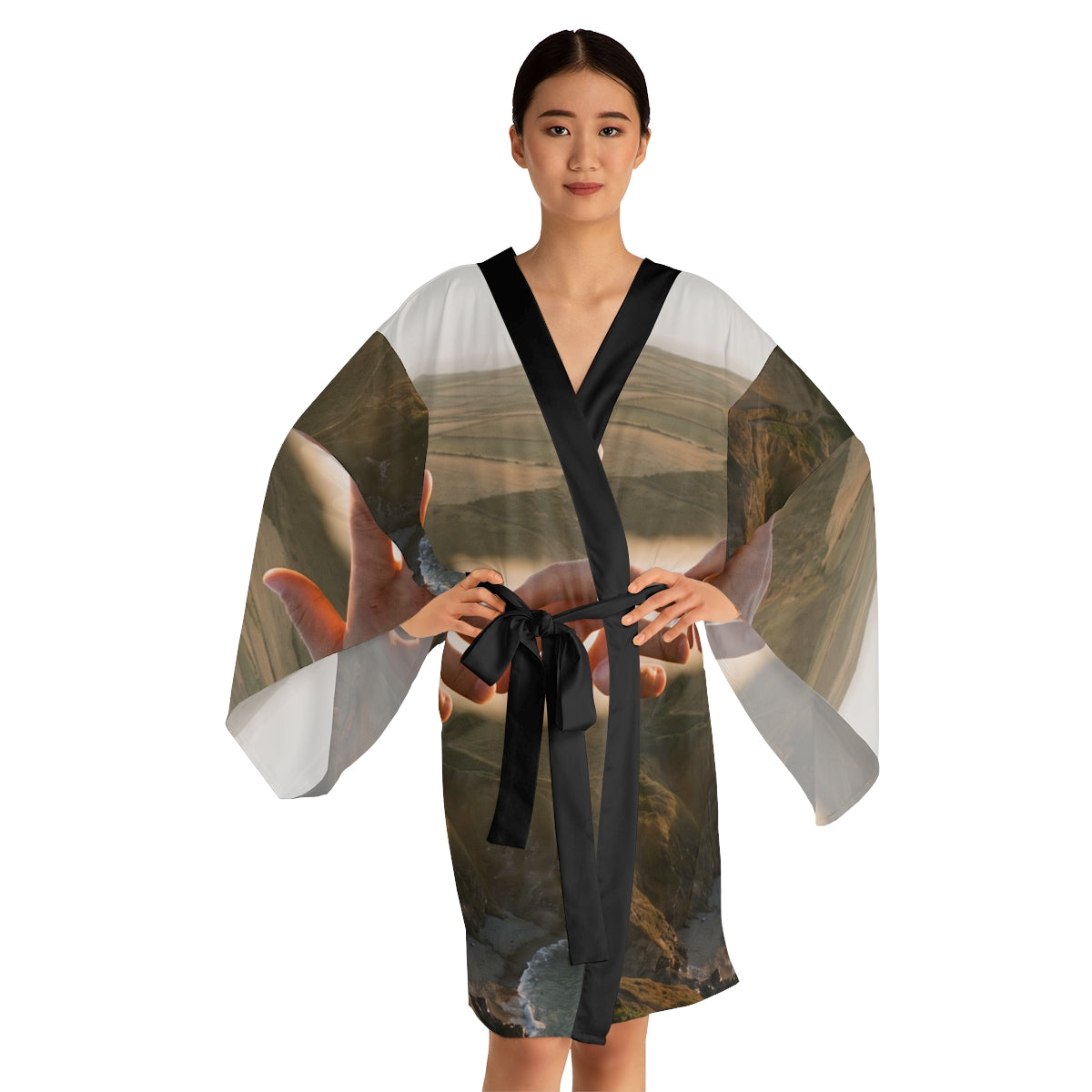 Long Sleeve Kimono Robe - The Infinite Touch | Ethereal... |...