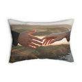 Spun Polyester Lumbar Pillow - The Infinite Touch | Ethereal...