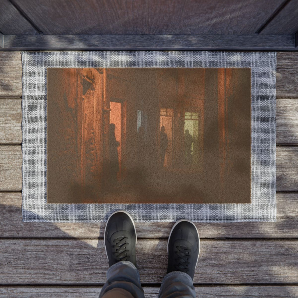 Doormat - Shadowed Alleyway Mystery Art Print | Echovira...