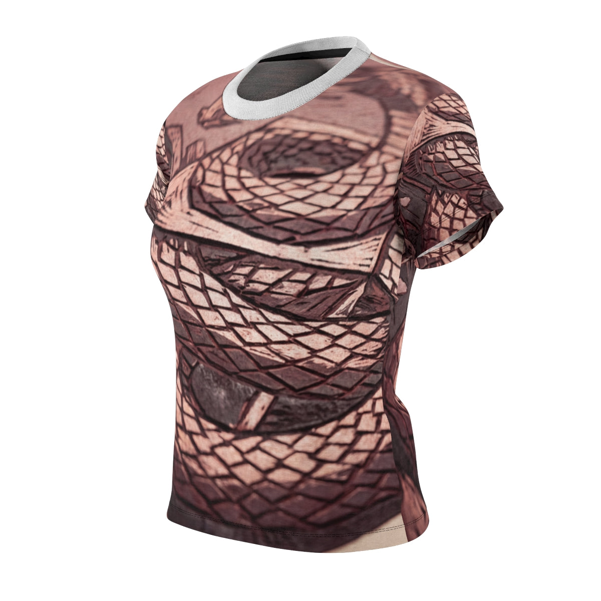 Women's Cut & Sew Tee - Urban Dragon Spire | Echovira...