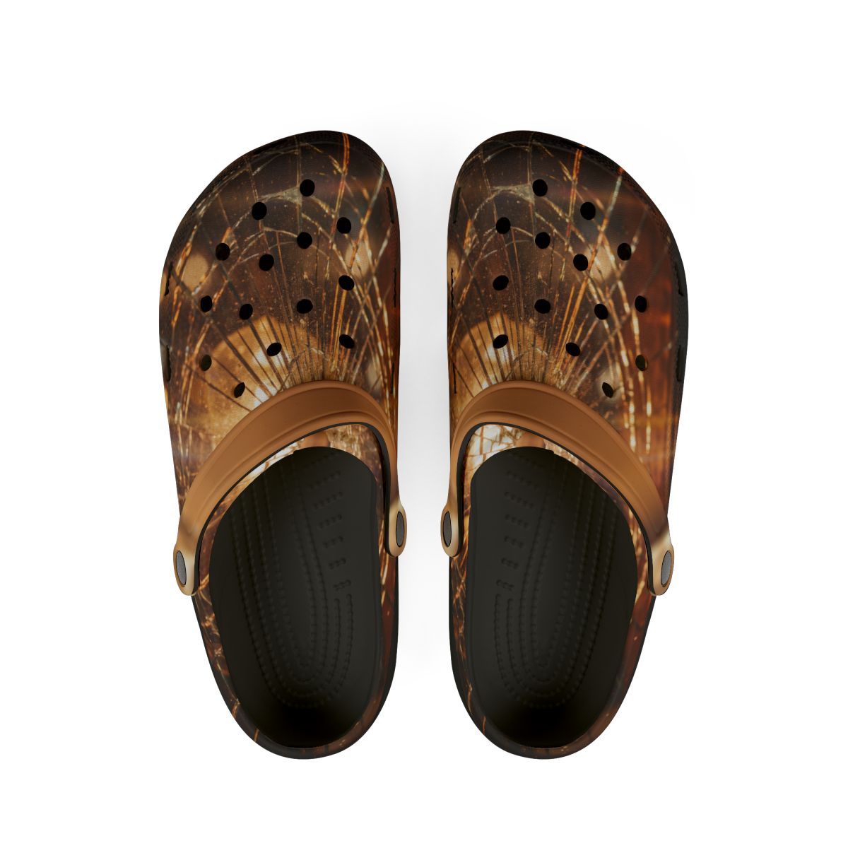 Women's EVA Foam Rubber Shoes - Fractured Warmth - Shattered...