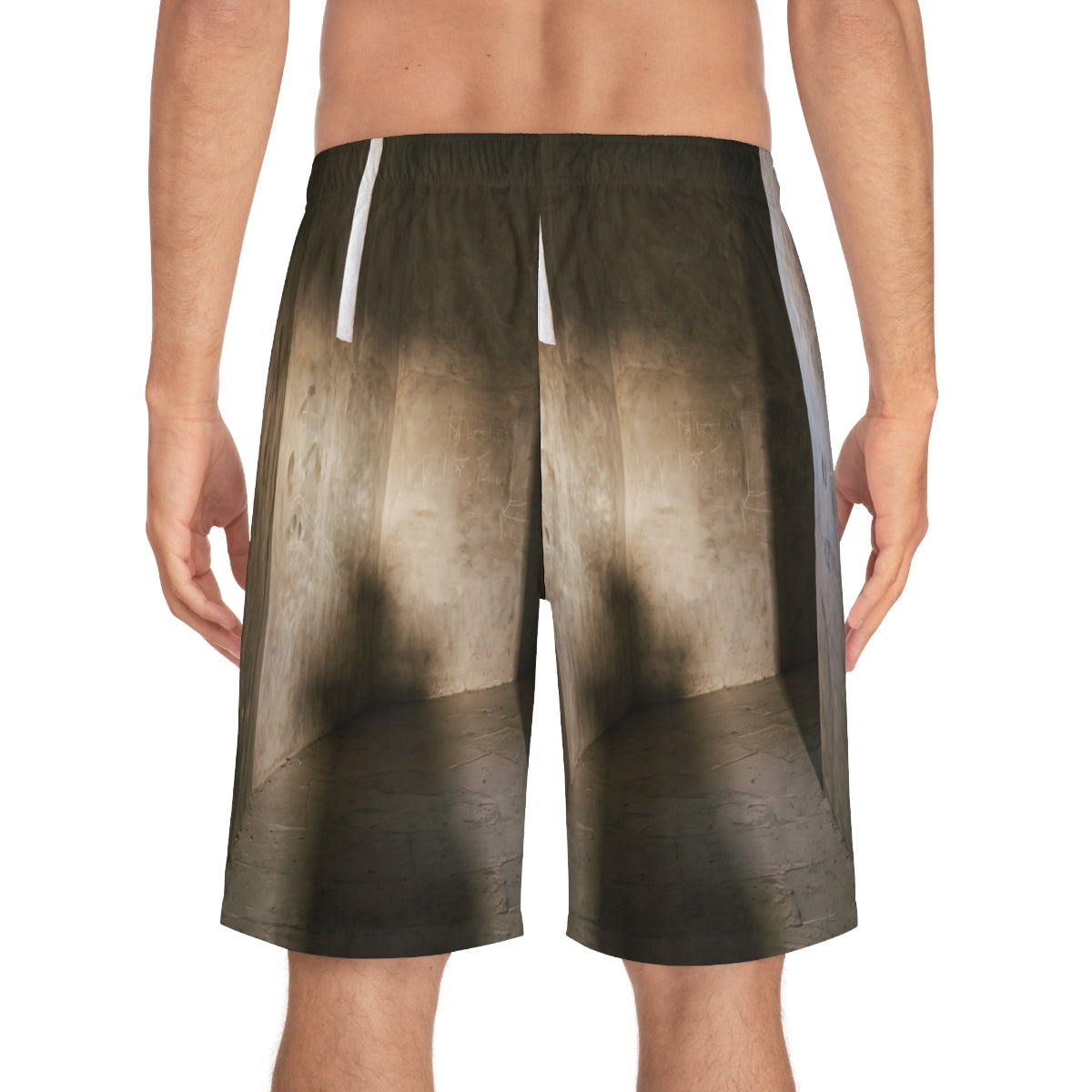 Men's Board Shorts - Shadows of the Citadel moody... |...