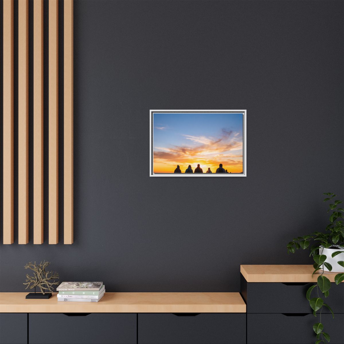 Matte Canvas, Framed - Epic Dawn Trek