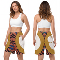 Athletic Long Shorts - Unity Mandala Folk Art | Echovira...