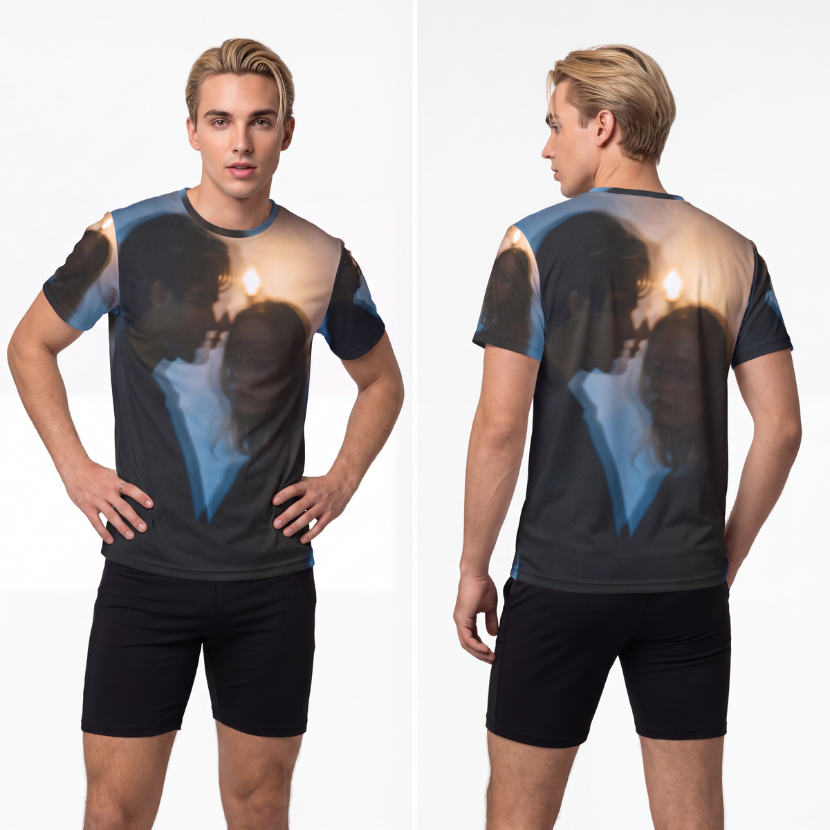 Midnight Reflections Men's Jersey - Moody Sports Tee |...