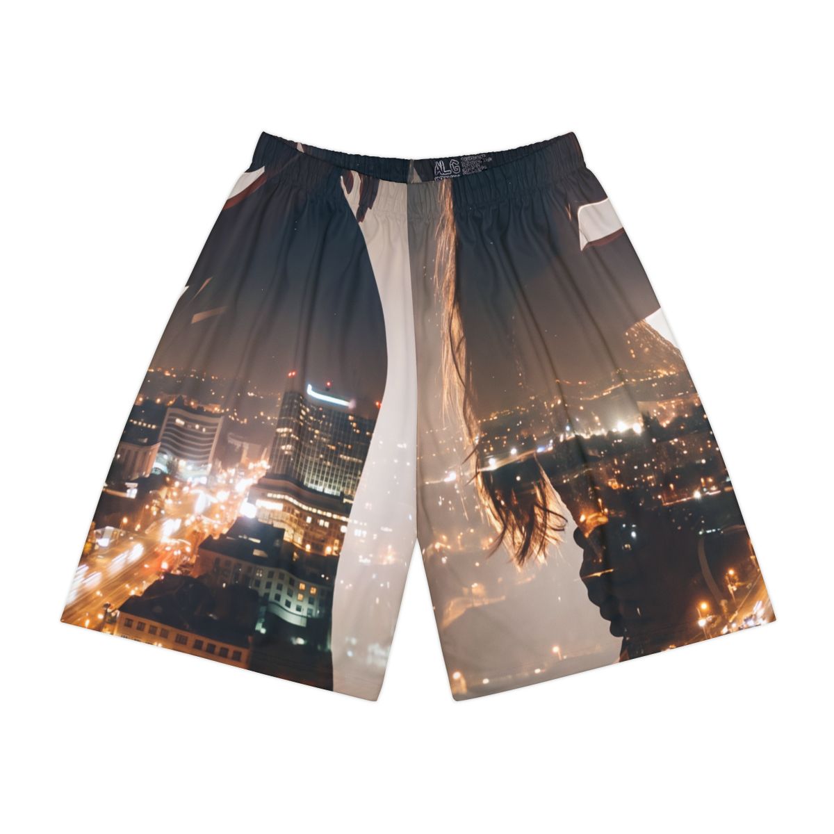 Men's Sports Shorts - Metropolitan Lights | Echovira Gallery