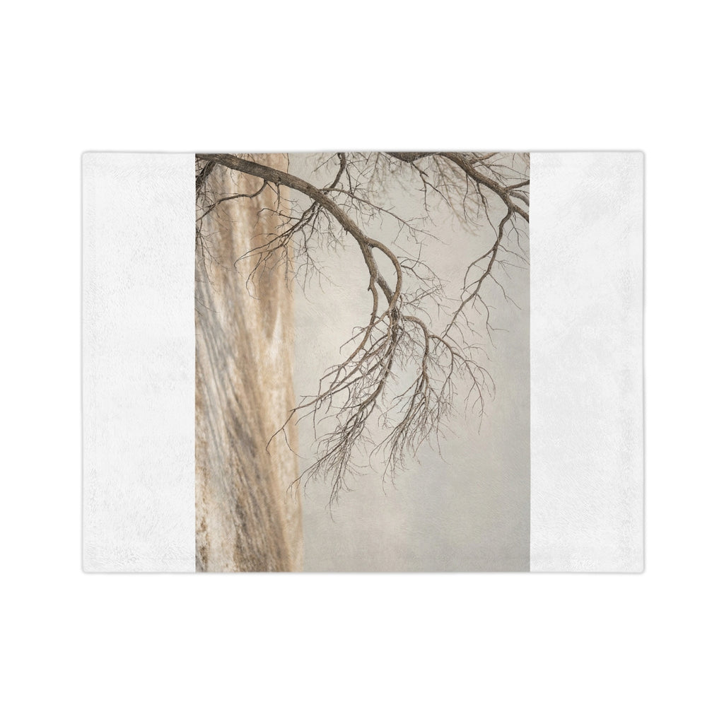 Velveteen Microfiber Blanket - Winter Branch Solitude... |...