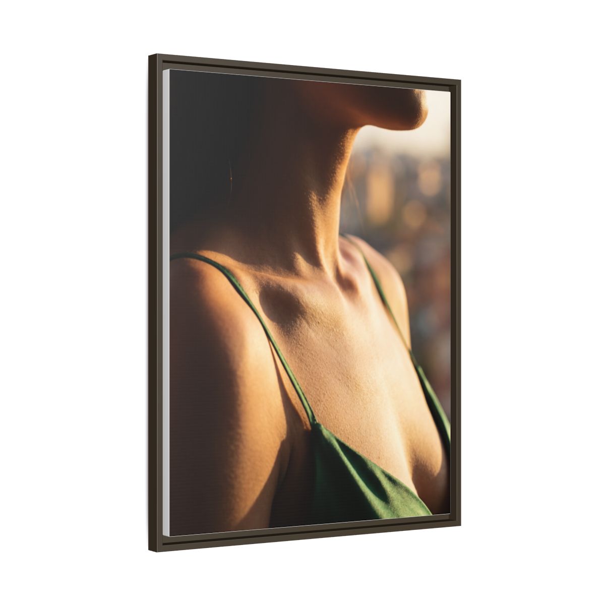 Framed Matte Canvas - Sunlit Muse