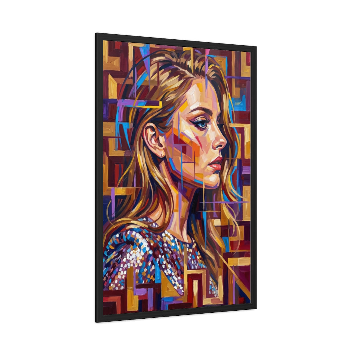 Framed Poster - Shattered Elegance (8×12, 9×11, 11×14... |...