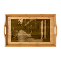 Bamboo Serving Tray (Engraving) - Twilight | Echovira...