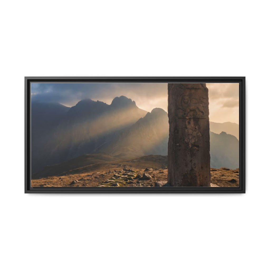 Framed Matte Canvas - Mystic Heritage — Black / 1.25"