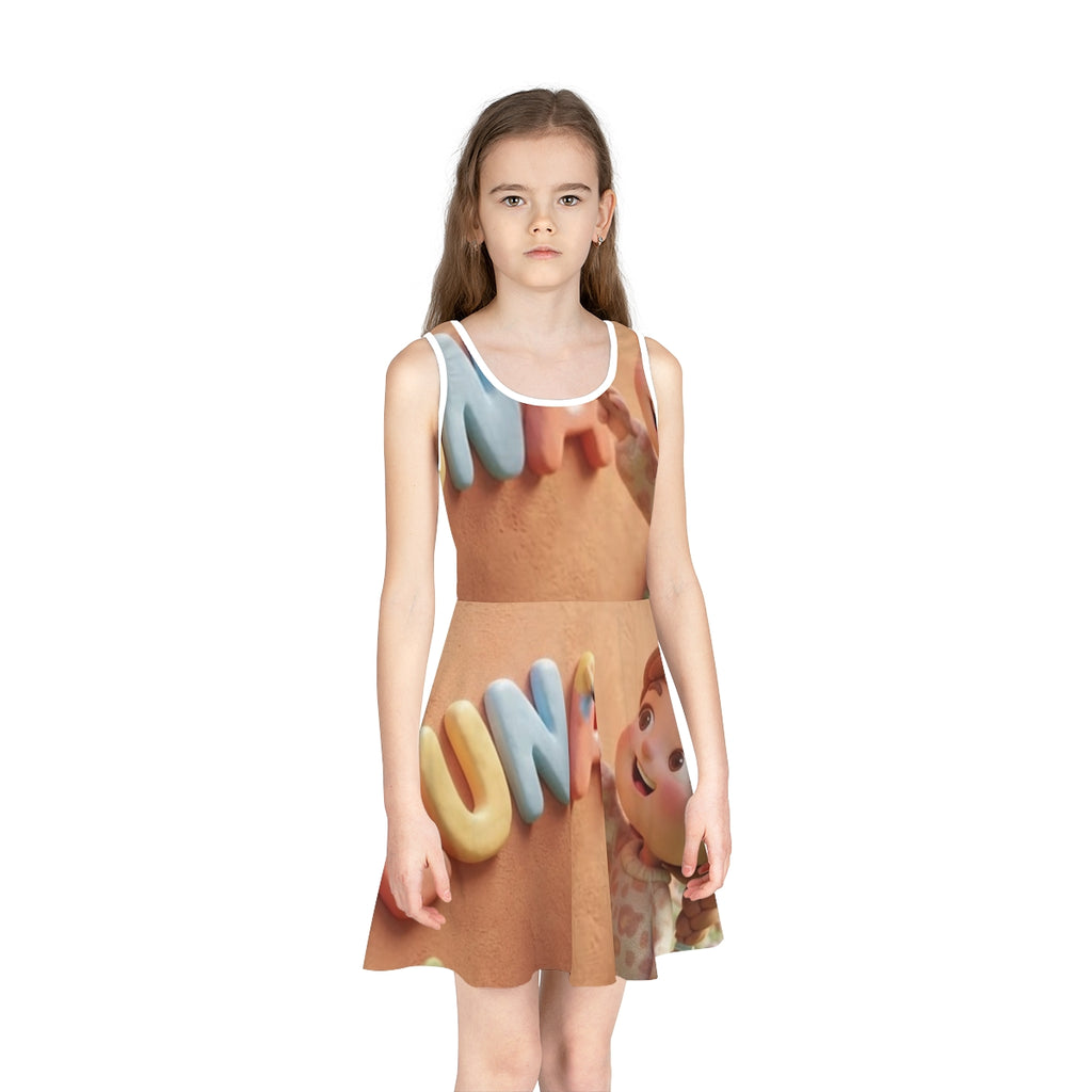 Girls' Sleeveless Sundress - Luna Sunshine Garden | Echovira...