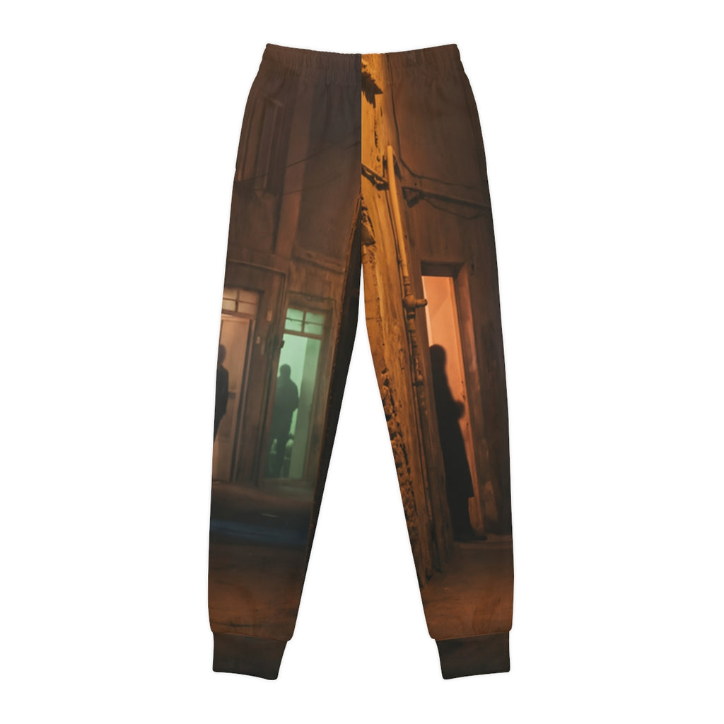 Youth Joggers - Midnight Shadows Alleyway Art | Echovira...