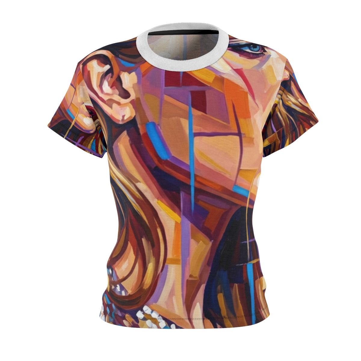 Women's Cut & Sew Tee - Shattered Elegance | Echovira...