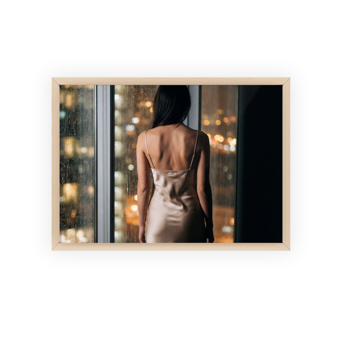 Framed Poster - Cinematic Window View