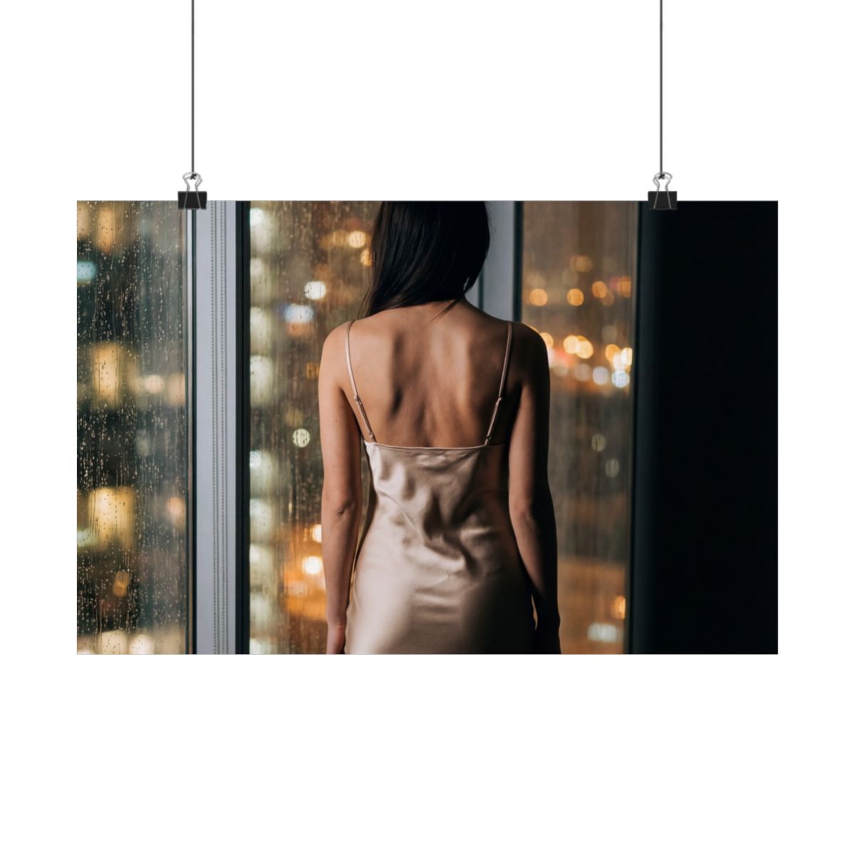 Matte Horizontal Posters - Midnight Reflections by Ella Farjad (10×8 & 54×36)