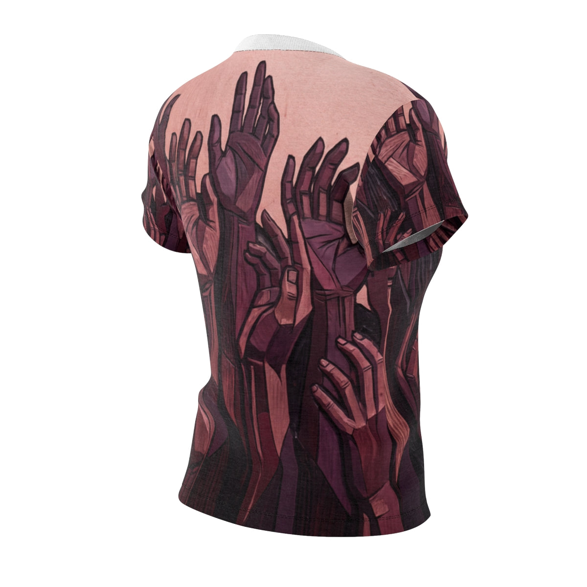 Women's Tee - Sculpted Hands Unity | Echovira Gallery