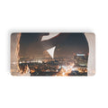 Fitted Sheet - City Twilight Skyline | Echovira Gallery