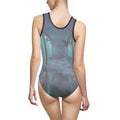 Women's Classic One-Piece Swimsuit - Liminal Corridor Fog......