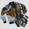 Men's Bomber Jacket - Twilight Promenade | Echovira Gallery
