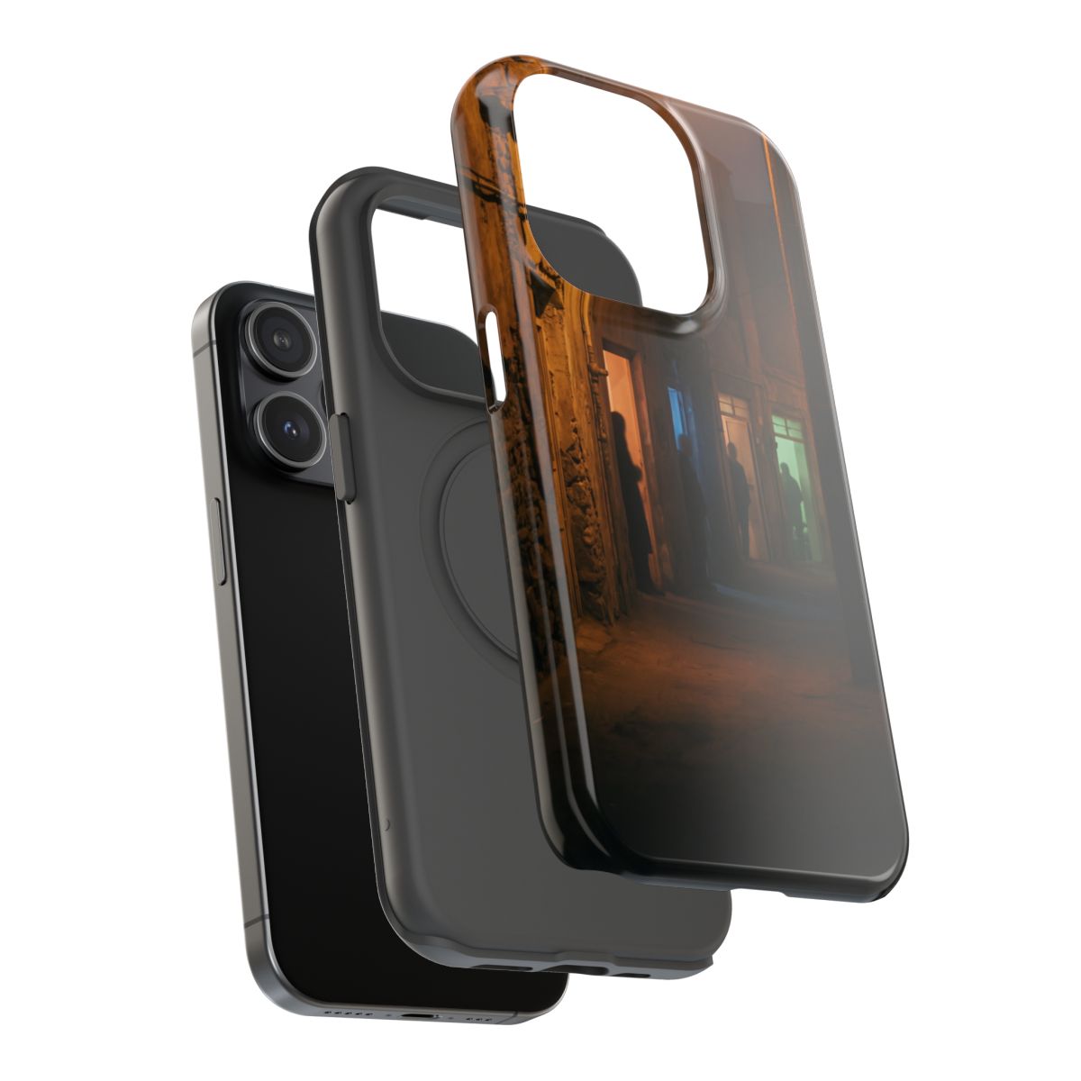 Impact-Resistant Apple iPhone Cases - Shadows of the City | iPhone 17 Pro Max, 17 Pro, 17 Air & More
