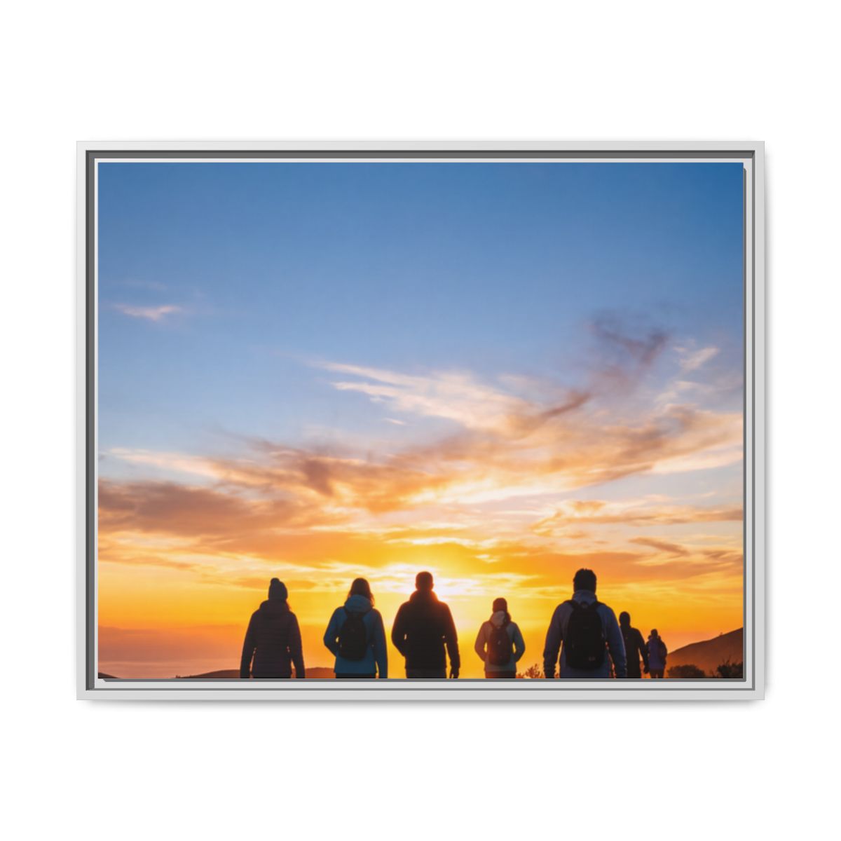 Matte Canvas, Framed - Epic Dawn Trek