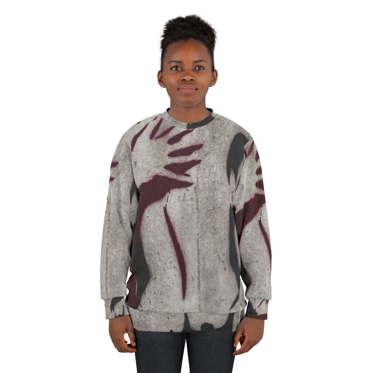 Unisex Sweatshirt - Modern Love Stencil | Echovira Gallery