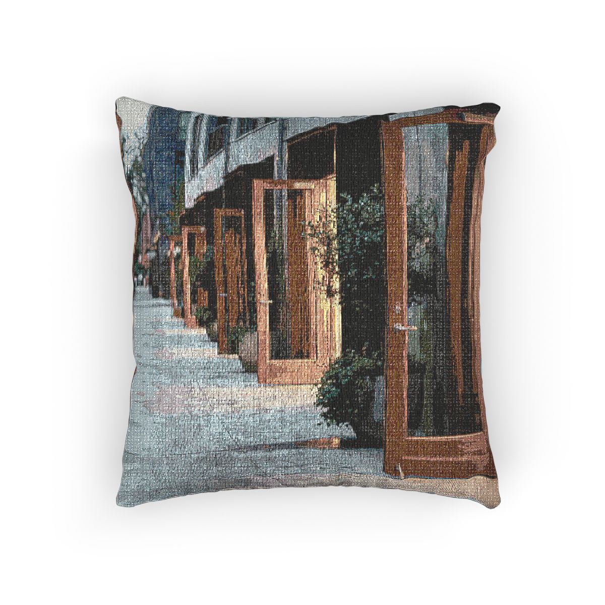 Woven Pillow - Twilight Promenade Accent | Echovira Gallery